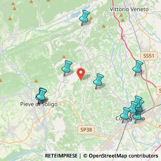Mappa Via Faè, 31020 San Pietro di Feletto TV, Italia (5.35917)