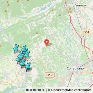 Mappa Via Faè, 31020 San Pietro di Feletto TV, Italia (5.50364)