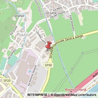 Mappa Via Antonio Pesenti, 40, 38060 Villa Lagarina, Trento (Trentino-Alto Adige)