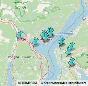 Mappa Viale delle Magnolie, 28922 Pallanza VB, Italia (5.86692)