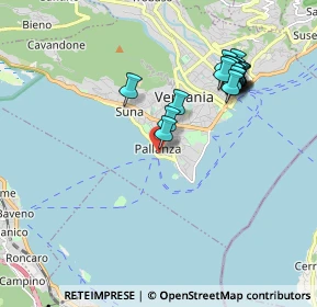 Mappa Vicolo Bella Venezia, 28922 Pallanza VB, Italia (1.8985)