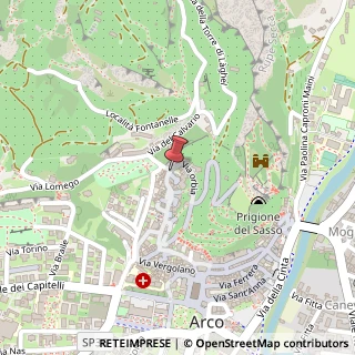 Mappa Via Stranfora,  33, 38062 Arco, Trento (Trentino-Alto Adige)