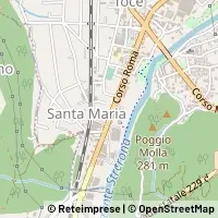 Map Gravellona Toce