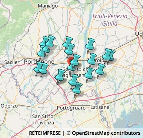 Mappa Via Elio Gregoris Learco, 33078 San Vito al Tagliamento PN, Italia (10.3575)