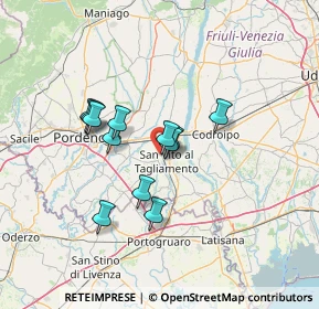 Mappa Via Elio Gregoris Learco, 33078 San Vito al Tagliamento PN, Italia (10.355)