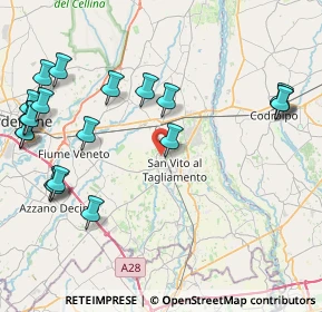 Mappa Via Elio Gregoris Learco, 33078 San Vito al Tagliamento PN, Italia (10.2945)