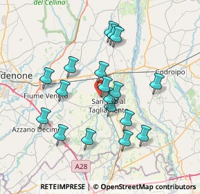 Mappa Via Elio Gregoris Learco, 33078 San Vito al Tagliamento PN, Italia (6.53778)