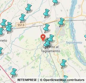 Mappa Via Elio Gregoris Learco, 33078 San Vito al Tagliamento PN, Italia (5.751)
