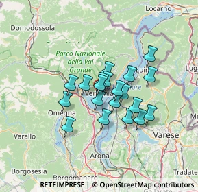 Mappa 28922 Pallanza VB, Italia (9.3285)