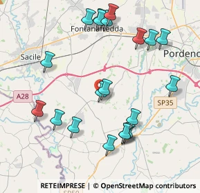 Mappa Via Monsignor Giuseppe Pradella, 33070 Brugnera PN, Italia (4.309)