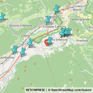 Mappa Via Moie, 25040 Berzo Inferiore BS, Italia (2.19)