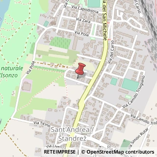 Mappa Via Abetti, 8, 34170 Gorizia, Gorizia (Friuli-Venezia Giulia)