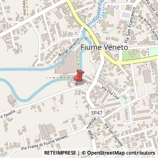 Mappa Via Tavella, 6, 33080 Fiume Veneto, Pordenone (Friuli-Venezia Giulia)
