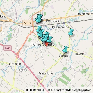Mappa Via Silvio Pellico, 33080 Fiume Veneto PN, Italia (1.2835)