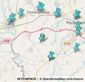 Mappa Via Pordenone, 33070 Brugnera PN, Italia (5.38133)