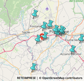 Mappa Via Pordenone, 33070 Brugnera PN, Italia (6.82083)