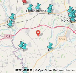 Mappa Via Levada, 33070 Brugnera PN, Italia (6.40778)