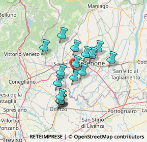 Mappa Via Levada, 33070 Brugnera PN, Italia (10.96941)