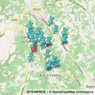 Mappa Via dei Pascoli, 31020 San Pietro di Feletto TV, Italia (0.74074)