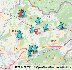 Mappa Via Nicolò Tommaseo, 34070 San Lorenzo isontino GO, Italia (4.04333)