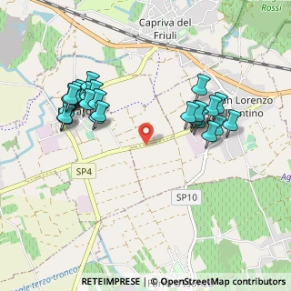 Mappa Via Nicolò Tommaseo, 34070 San Lorenzo isontino GO, Italia (1)