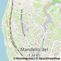Hartă Mandello del Lario
