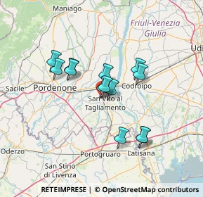 Mappa Piazzale della Chiesa, 33078 San Vito al Tagliamento PN, Italia (10.66692)