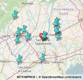 Mappa Piazzale della Chiesa, 33078 San Vito al Tagliamento PN, Italia (13.05867)