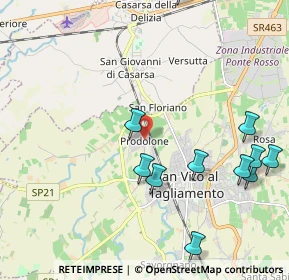 Mappa Piazzale della Chiesa, 33078 San Vito al Tagliamento PN, Italia (2.42636)