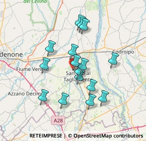 Mappa Piazzale della Chiesa, 33078 San Vito al Tagliamento PN, Italia (6.095)