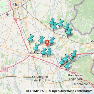 Mappa Via Remis, 33038 San Daniele del Friuli UD, Italia (6.94471)