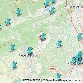 Mappa Piazza Vittorio Emanuele, 31020 Refrontolo TV, Italia (6.6635)