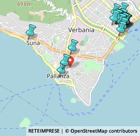 Mappa Via Santo Stefano, 28922 Verbania VB, Italia (1.526)