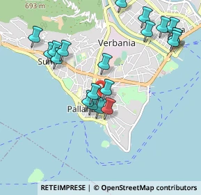 Mappa Via Santo Stefano, 28922 Verbania VB, Italia (1.0555)