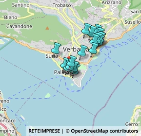 Mappa Via Santo Stefano, 28922 Verbania VB, Italia (1.1435)