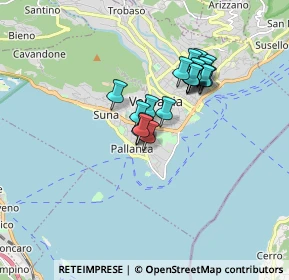 Mappa Via Santo Stefano, 28922 Verbania VB, Italia (1.261)