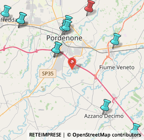 Mappa Via Vallon Corva, 33082 Azzano Decimo PN, Italia (5.5125)