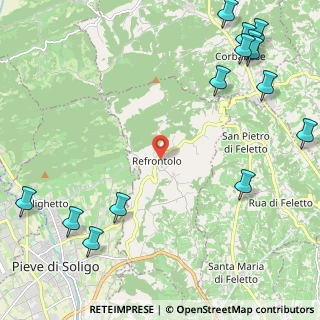 Mappa Via Giacomo Matteotti, 31020 Refrontolo TV, Italia (3.24)