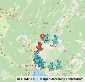 Mappa Strada Varignano Padaro, 38062 Arco TN, Italia (3.76364)