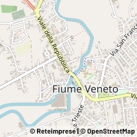Map Fiume Veneto