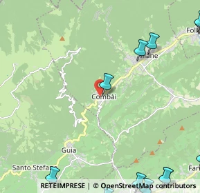 Mappa Via Madean, 31050 Miane TV, Italia (3.63417)