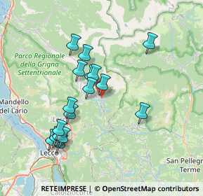 Mappa Via Rancilio, 23817 Moggio LC, Italia (6.93471)