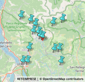 Mappa Via Rancilio, 23817 Moggio LC, Italia (6.76933)