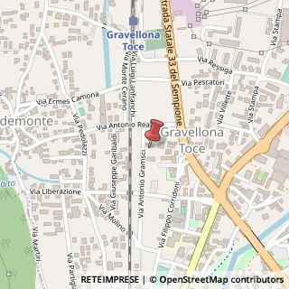 Mappa Via Antonio Gramsci, 17, 28883 Gravellona Toce, Verbano-Cusio-Ossola (Piemonte)