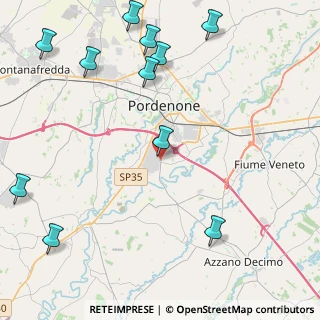 Mappa Via Nuova di Corva, 33170 Vallenoncello PN, Italia (5.76727)