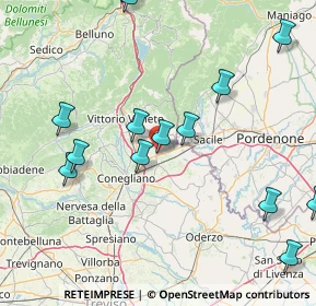 Mappa Via Cristoforo Colombo, 31010 Pianzano , Italia (19.08929)