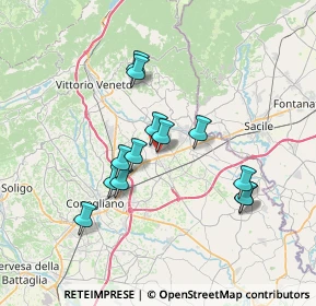 Mappa Via Cristoforo Colombo, 31010 Pianzano , Italia (6.09615)