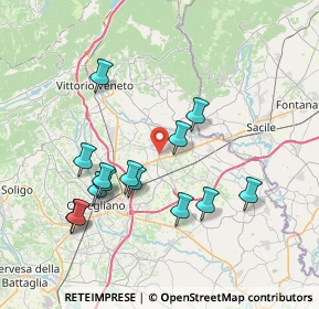 Mappa Via Cristoforo Colombo, 31010 Pianzano , Italia (7.31643)