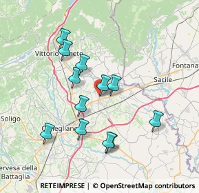 Mappa Via Cristoforo Colombo, 31010 Pianzano , Italia (6.60833)