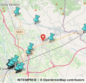 Mappa Via Cristoforo Colombo, 31010 Pianzano , Italia (6.5745)